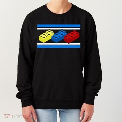 Building Bricks Blocks Master Builder Engineer Construction Women's Sweatshirt