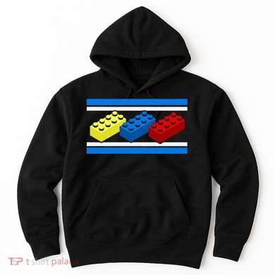 Building Bricks Blocks Master Builder Engineer Construction Hoodie