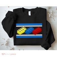 Building Bricks Blocks Master Builder Engineer Construction Sweatshirt thumb 2