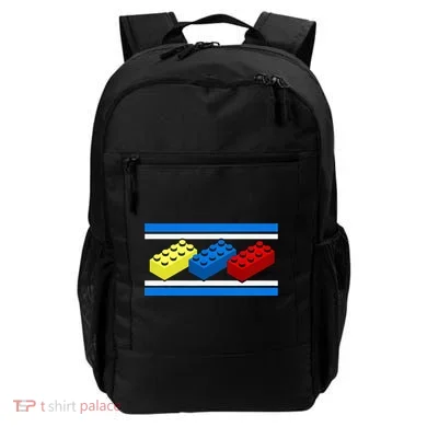 Building Bricks Blocks Master Builder Engineer Construction Backpack