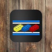 Building Bricks Blocks Master Builder Engineer Construction Coaster thumb 0