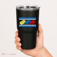 Building Bricks Blocks Master Builder Engineer Construction Tumbler thumb 2