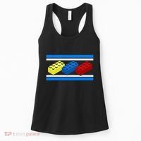 Building Bricks Blocks Master Builder Engineer Construction Women's Tank Top thumb 0