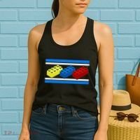 Building Bricks Blocks Master Builder Engineer Construction Women's Tank Top thumb 2