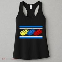 Building Bricks Blocks Master Builder Engineer Construction Women's Tank Top thumb 3
