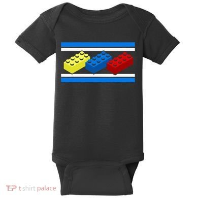 Building Bricks Blocks Master Builder Engineer Construction Baby Bodysuit