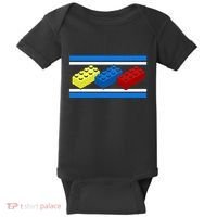 Building Bricks Blocks Master Builder Engineer Construction Baby Bodysuit thumb 0