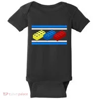 Building Bricks Blocks Master Builder Engineer Construction Baby Bodysuit thumb 0