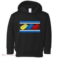 Building Bricks Blocks Master Builder Engineer Construction Toddler Hoodie thumb 0