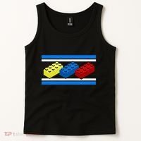 Building Bricks Blocks Master Builder Engineer Construction Tank Top thumb 2