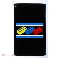 Building Bricks Blocks Master Builder Engineer Construction Golf Towel thumb 0