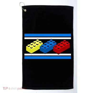 Building Bricks Blocks Master Builder Engineer Construction Golf Towel
