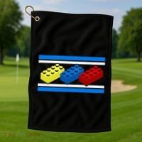 Building Bricks Blocks Master Builder Engineer Construction Golf Towel thumb 1