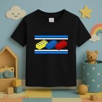 Building Bricks Blocks Master Builder Engineer Construction Toddler T-Shirt thumb 3