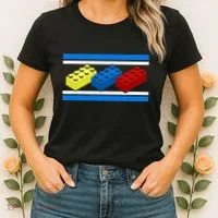 Building Bricks Blocks Master Builder Engineer Construction Women's T-Shirt thumb 2
