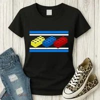 Building Bricks Blocks Master Builder Engineer Construction Women's T-Shirt thumb 3