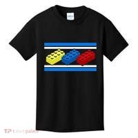 Building Bricks Blocks Master Builder Engineer Construction Kids T-Shirt thumb 0