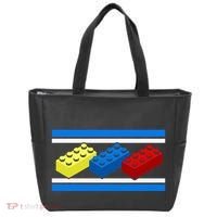 Building Bricks Blocks Master Builder Engineer Construction Tote Bag thumb 0