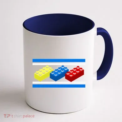 Building Bricks Blocks Master Builder Engineer Construction Coffee Mug back