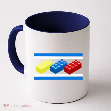Building Bricks Blocks Master Builder Engineer Construction Coffee Mug