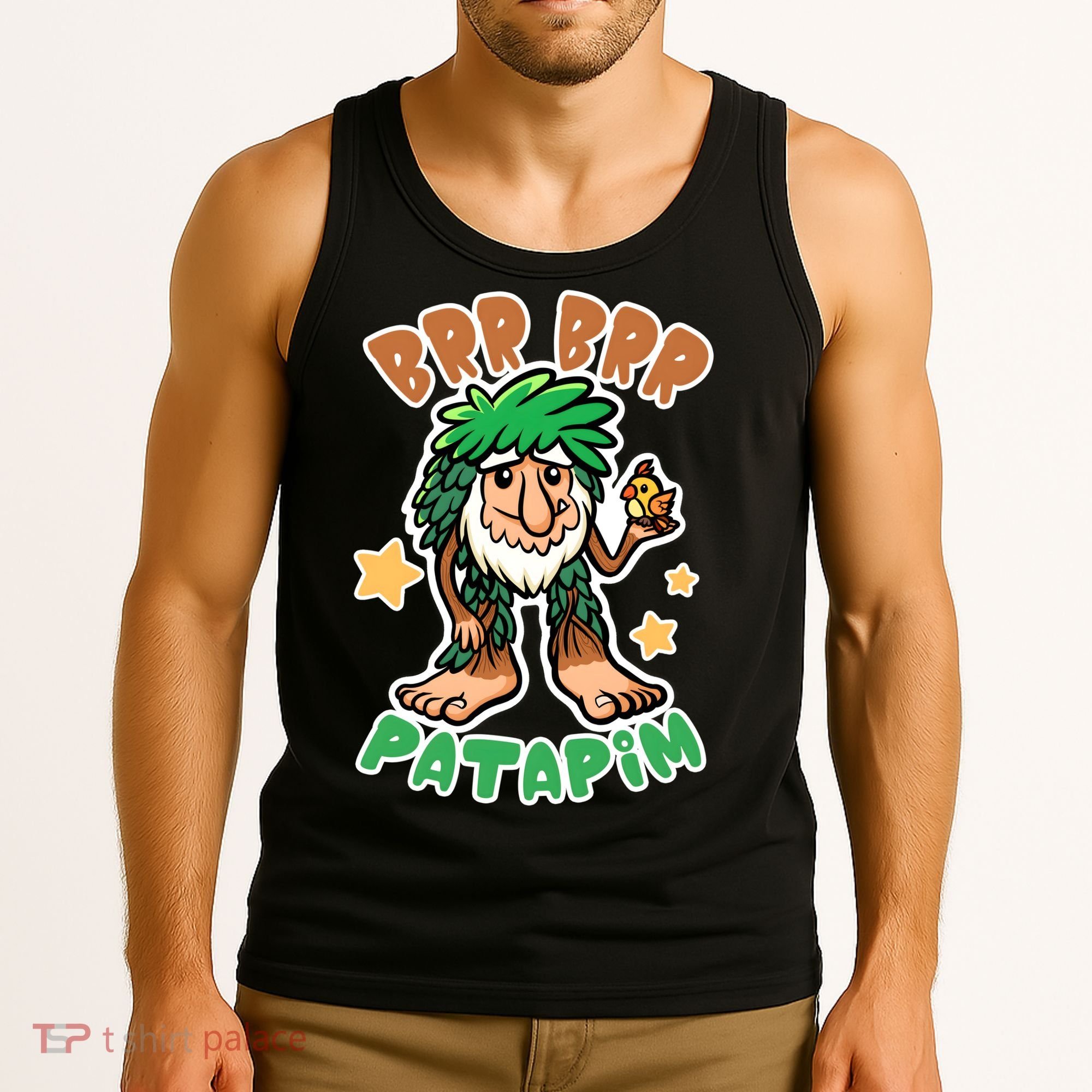 Brainrot Brr Brr Patapim Tank Top