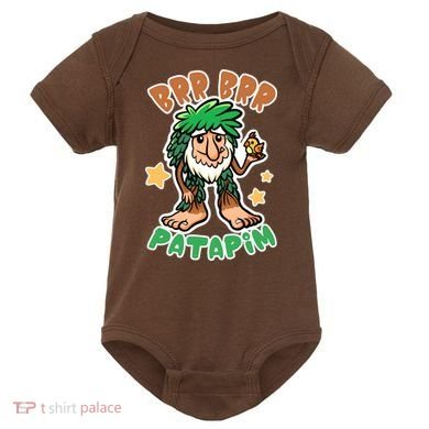 Brainrot Brr Brr Patapim Baby Bodysuit