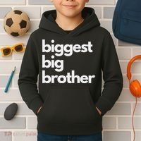 Biggest Big Brother Brother To Be Kids Hoodie thumb 2