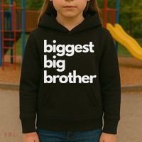 Biggest Big Brother Brother To Be Kids Hoodie thumb 3