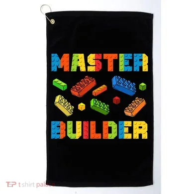 Brick Builder Building Blocks Brick Master Builder Golf Towel