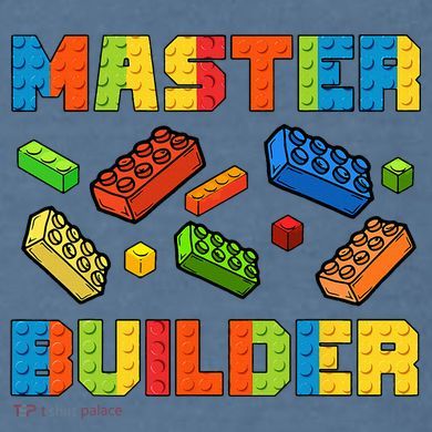 Brick Builder Building Blocks Brick Master Builder Comfort Colors Garment-Dyed Hooded Sweatshirt