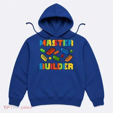 Brick Builder Building Blocks Brick Master Builder Hoodie