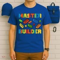 Brick Builder Building Blocks Brick Master Builder T-Shirt thumb 6