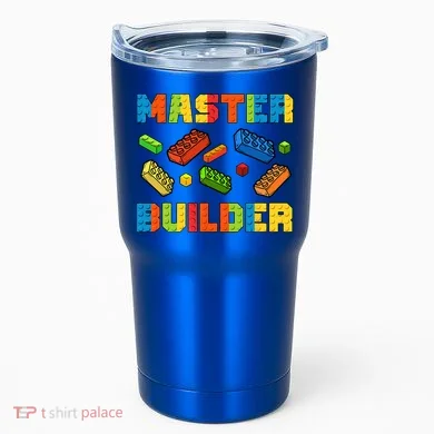 Brick Builder Building Blocks Brick Master Builder Tumbler