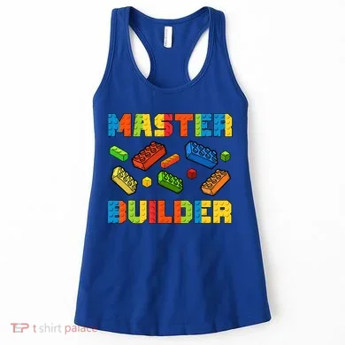 Brick Builder Building Blocks Brick Master Builder Women's Tank Top