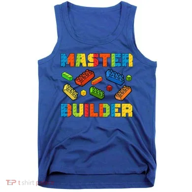Brick Builder Building Blocks Brick Master Builder Tank Top