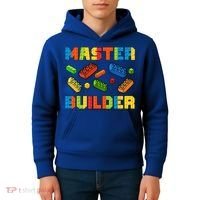 Brick Builder Building Blocks Brick Master Builder Kids Hoodie thumb 4