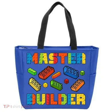 Brick Builder Building Blocks Brick Master Builder Tote Bag
