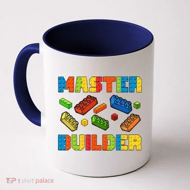 Brick Builder Building Blocks Brick Master Builder Coffee Mug