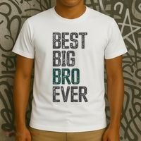 Best Big Brother Bro Ever Funny Big Bro Sibling Big Brother T-Shirt thumb 3