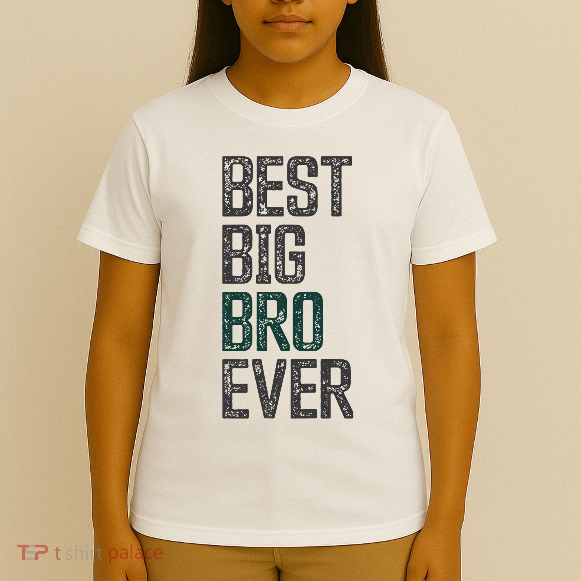 Best Big Brother Bro Ever Funny Big Bro Sibling Big Brother T-Shirt