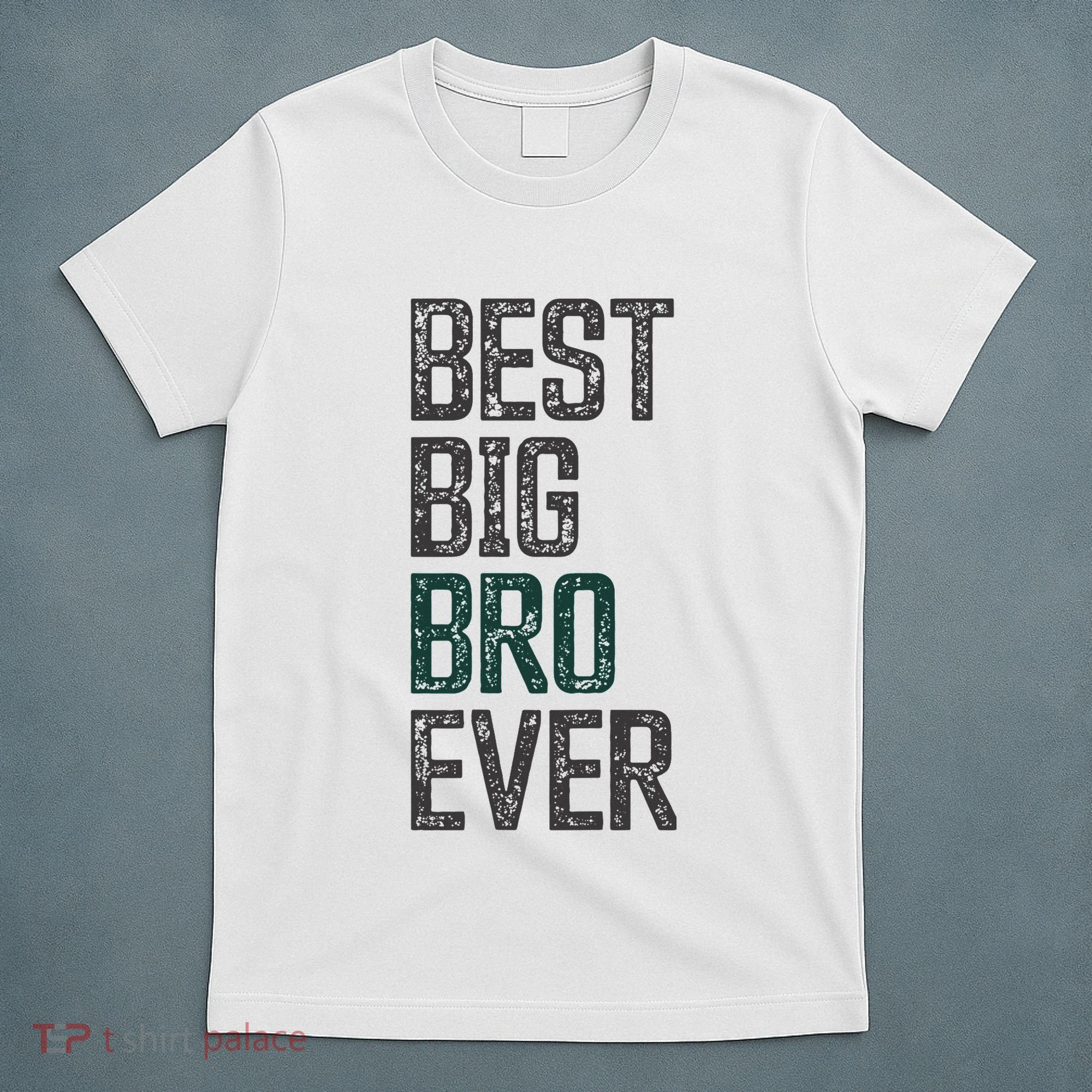 Best Big Brother Bro Ever Funny Big Bro Sibling Big Brother T-Shirt