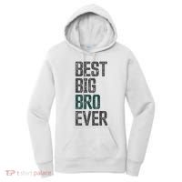 Best Big Brother Bro Ever Funny Big Bro Sibling Big Brother Women's Hoodie thumb 0