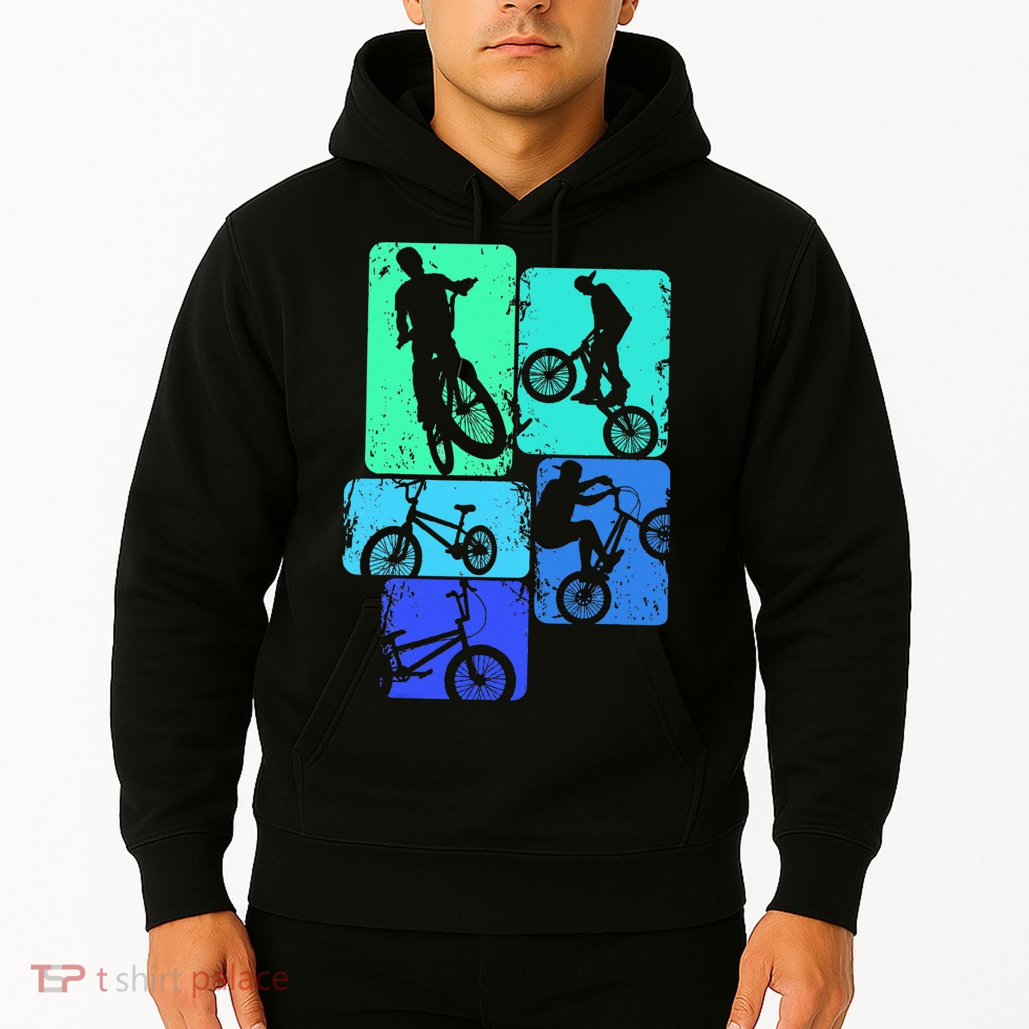 Bmx Bike Bicycle Stunt Racing Hoodie