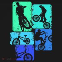 Bmx Bike Bicycle Stunt Racing Long Sleeve Shirt thumb 2