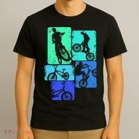 Bmx Bike Bicycle Stunt Racing T-Shirt thumb 3