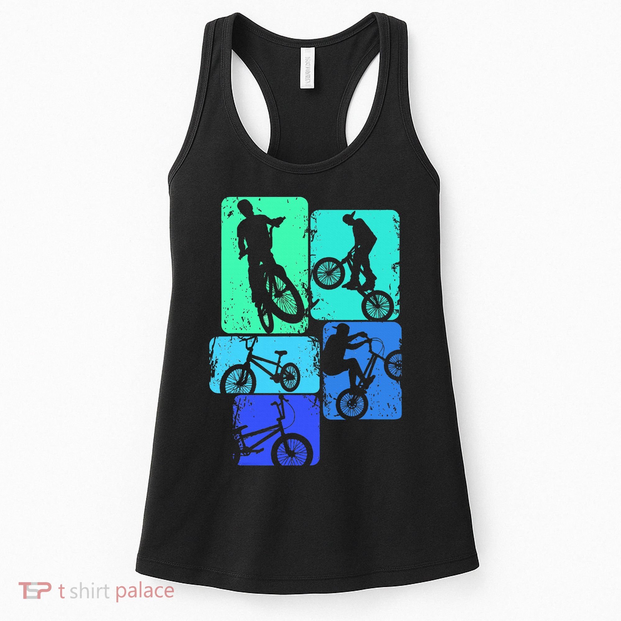 Bmx Bike Bicycle Stunt Racing Women's Tank Top