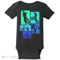 Bmx Bike Bicycle Stunt Racing Baby Bodysuit thumb 0