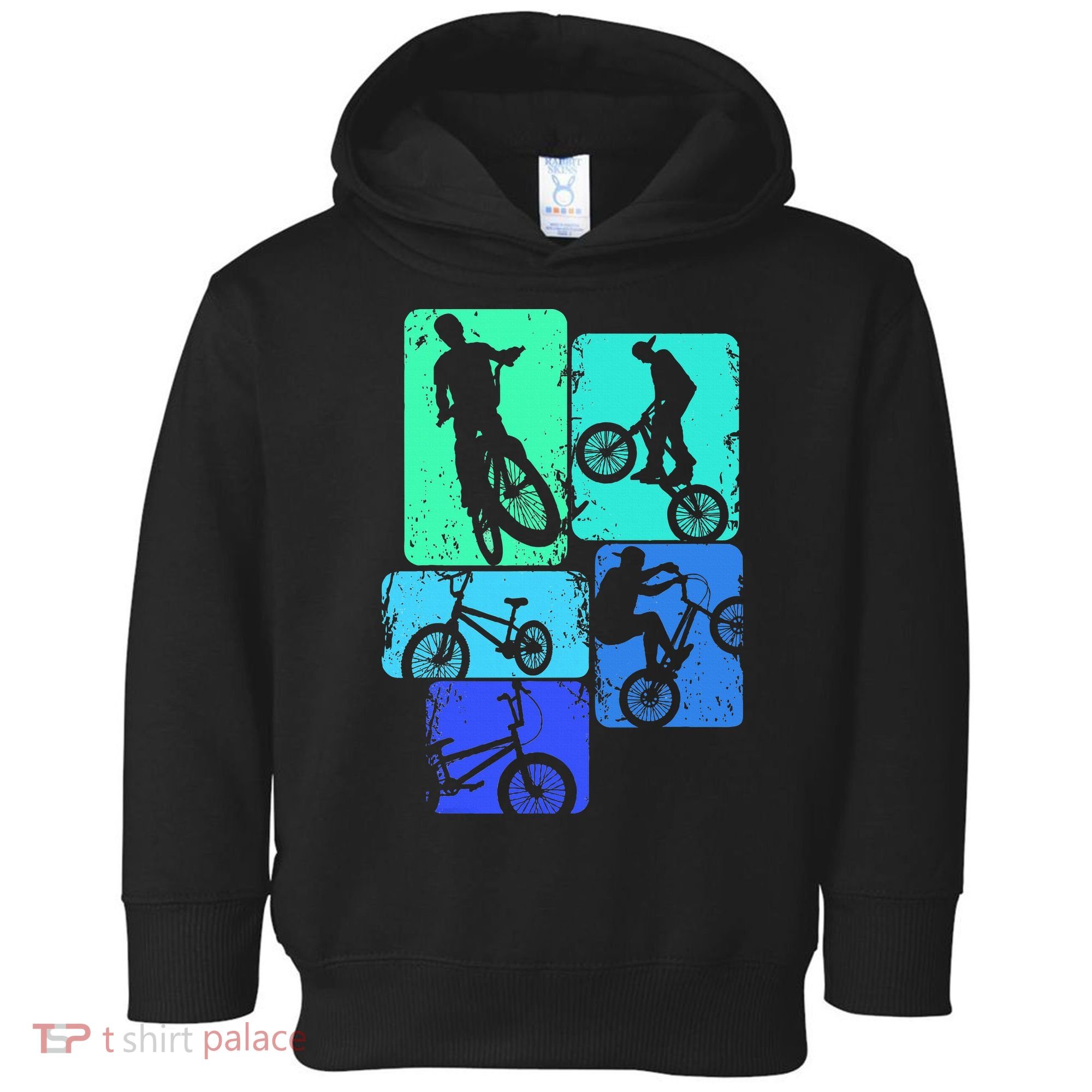 Bmx Bike Bicycle Stunt Racing Toddler Hoodie
