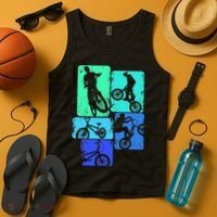 Bmx Bike Bicycle Stunt Racing Tank Top thumb 4