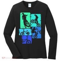 Bmx Bike Bicycle Stunt Racing Women's Long Sleeve Shirt thumb 0